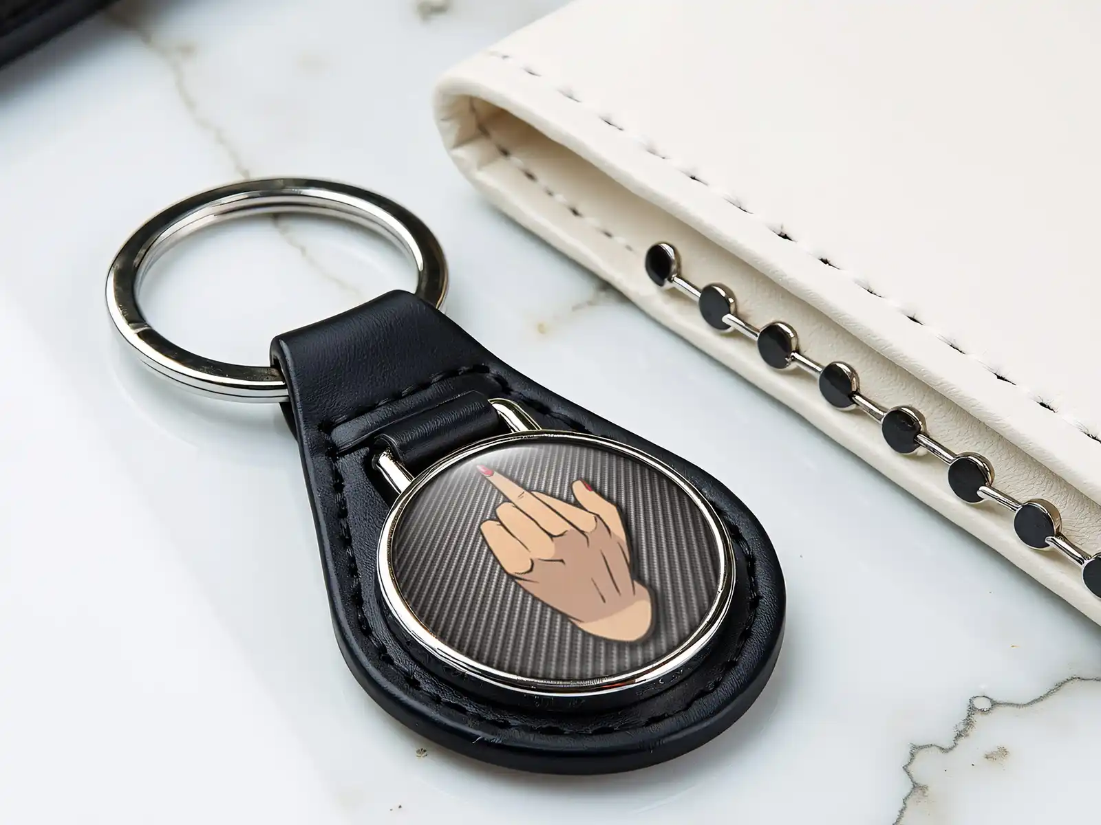 Acrylic Keychain Stylish Trendy Modern Version